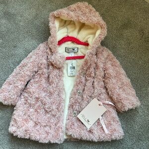 Baby toddler new faux fur jacket